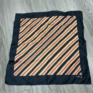 Echo Diagonal Striped Scarf in Black and Red